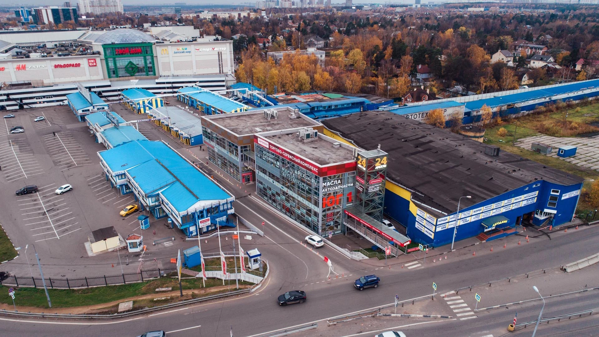 Аренда в АВТОМОЛЛ: проходные помещения для авто-бизнеса на Западе Москвы
